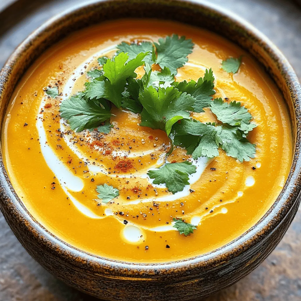 Roasted Sweet Potato Soup Rich and Flavorful Delight