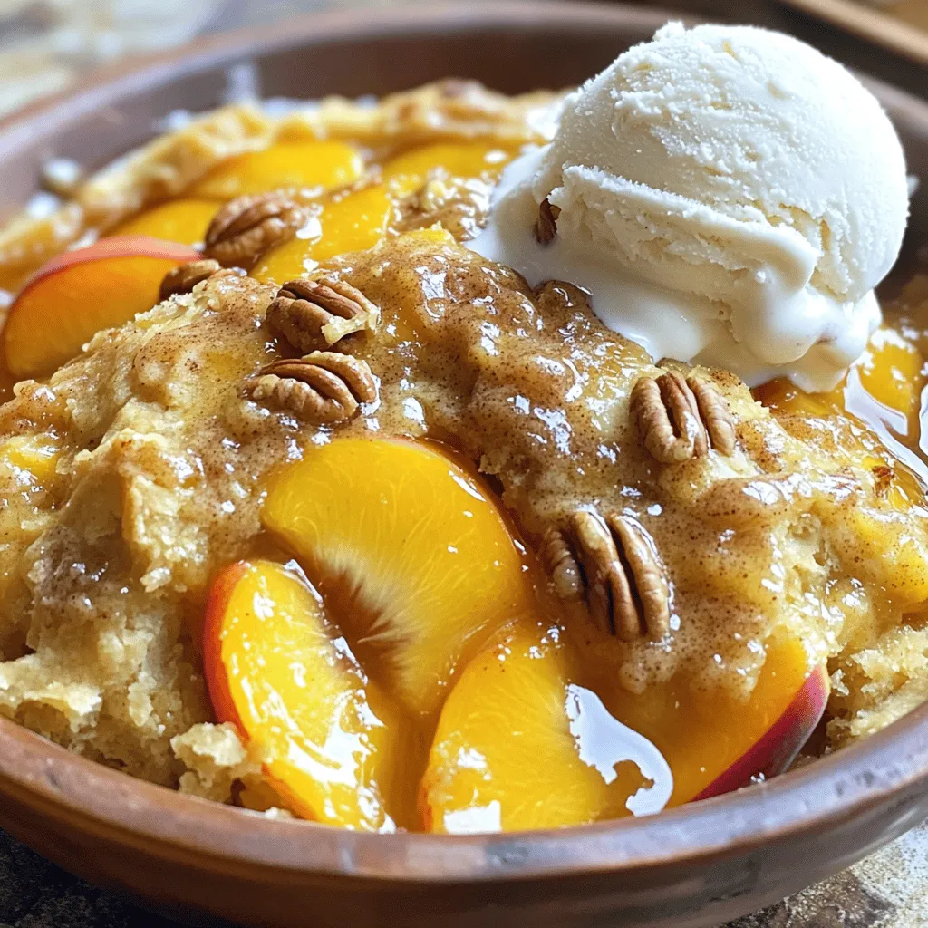 Easy Peach Dump Cake Delicious and Simple Dessert