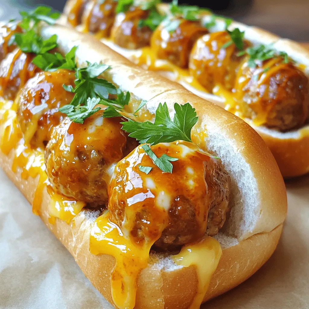 Savory Sweet and Spicy Meatball Subs Recipe