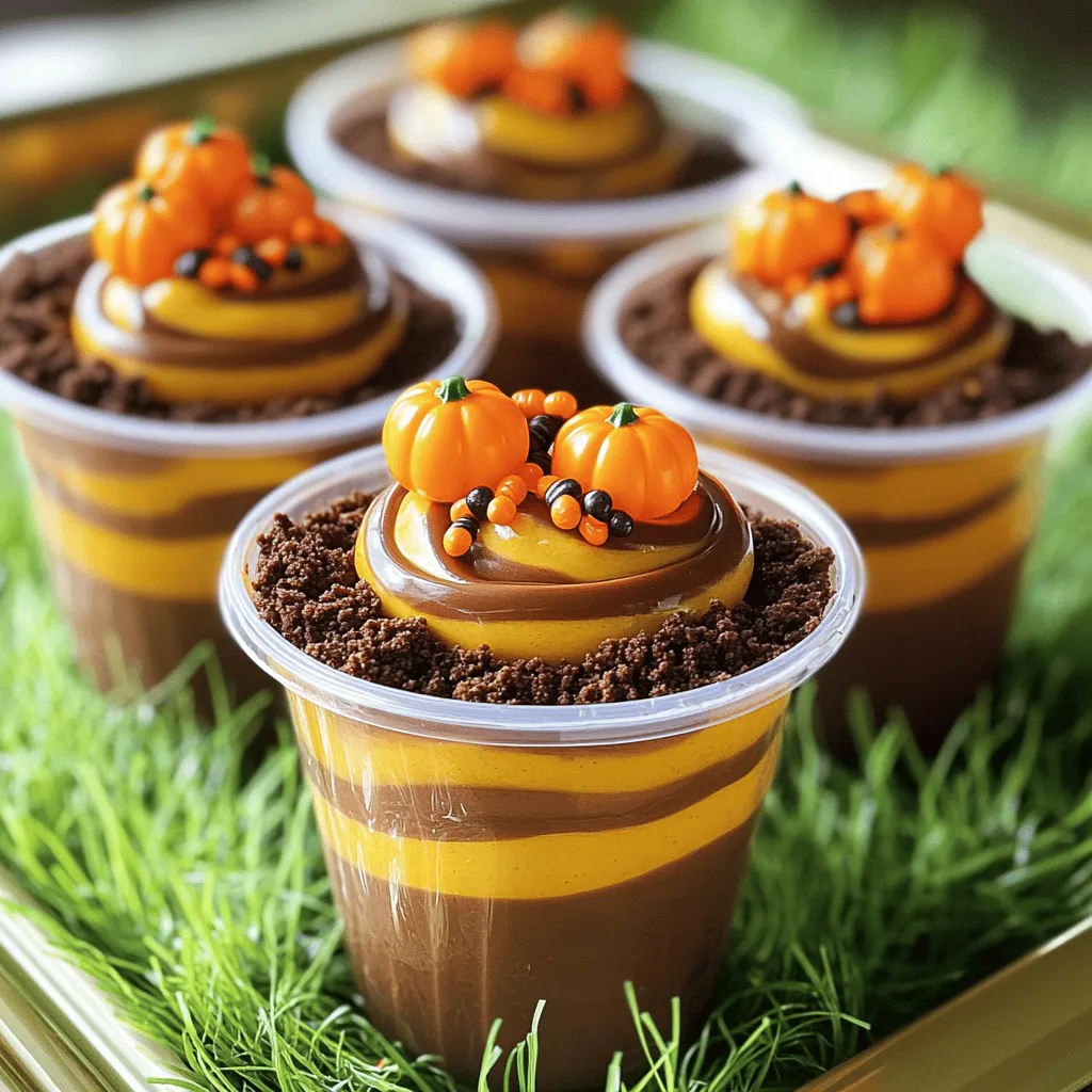 Pumpkin Patch Dirt Cups Tasty Treat for Fall Fun