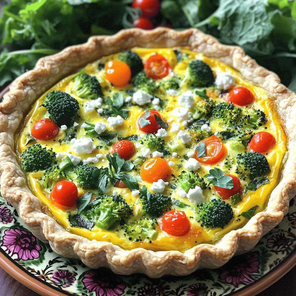 Veggie Loaded Quiche Delicious and Easy Recipe