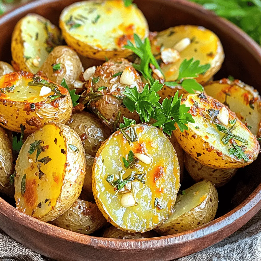 Garlic Herb Roasted Potatoes Flavorful Side Dish
