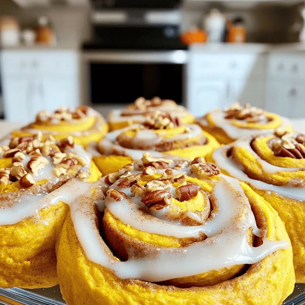 Make Ahead Pumpkin Cinnamon Rolls Savory Fall Delight