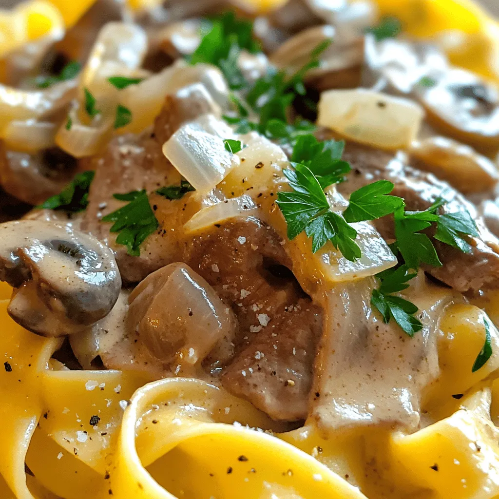 Classic Beef Stroganoff Flavorful and Easy Recipe
