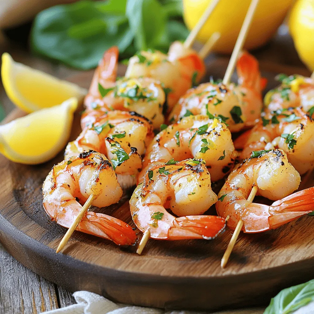 Lemon Garlic Herb Grilled Shrimp Flavorful Summer Dish