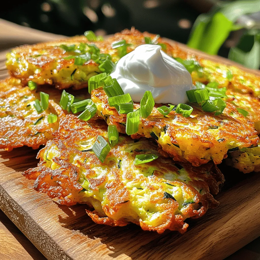 Easy Zucchini Fritters Tasty and Simple Recipe