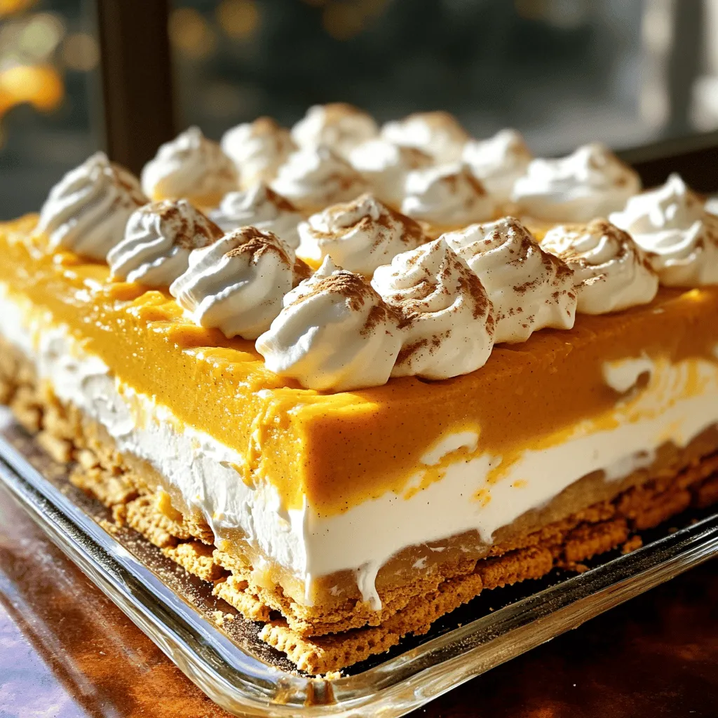 Pumpkin Pie Icebox Cake Easy and Tasty Dessert Recipe