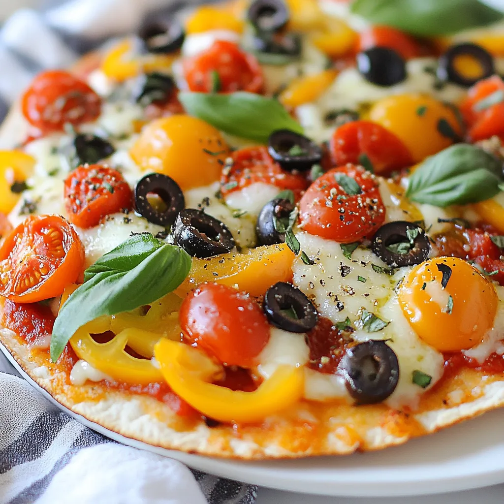 Minute Tortilla Pizza Quick and Easy Recipe