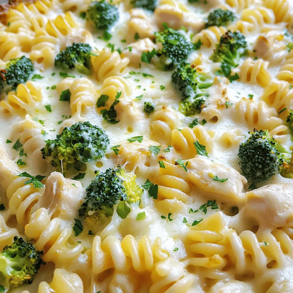 Creamy Chicken Alfredo Bake Simple and Tasty Recipe