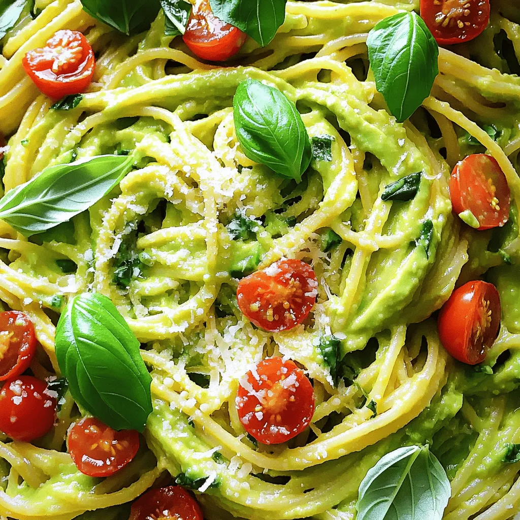 Creamy Avocado Pasta Vibrant and Flavorful Dish