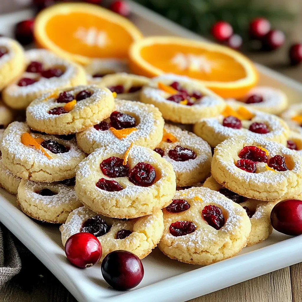 Cranberry Orange Shortbread Simple and Sweet Treat