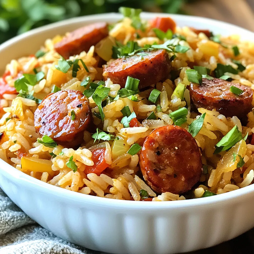 Cajun Sausage Rice Skillet Quick and Tasty Meal