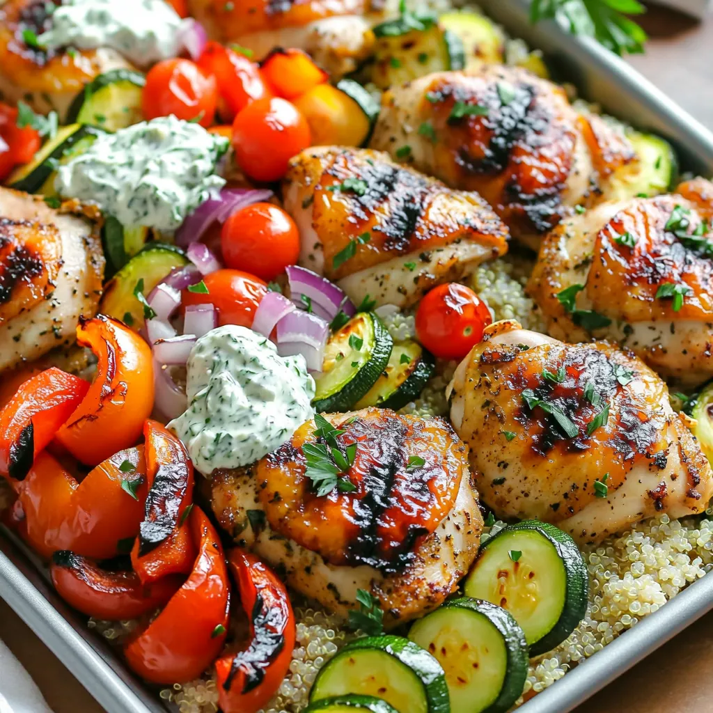 Sheet-Pan Greek Chicken Gyro Bowls Nutritious Meal