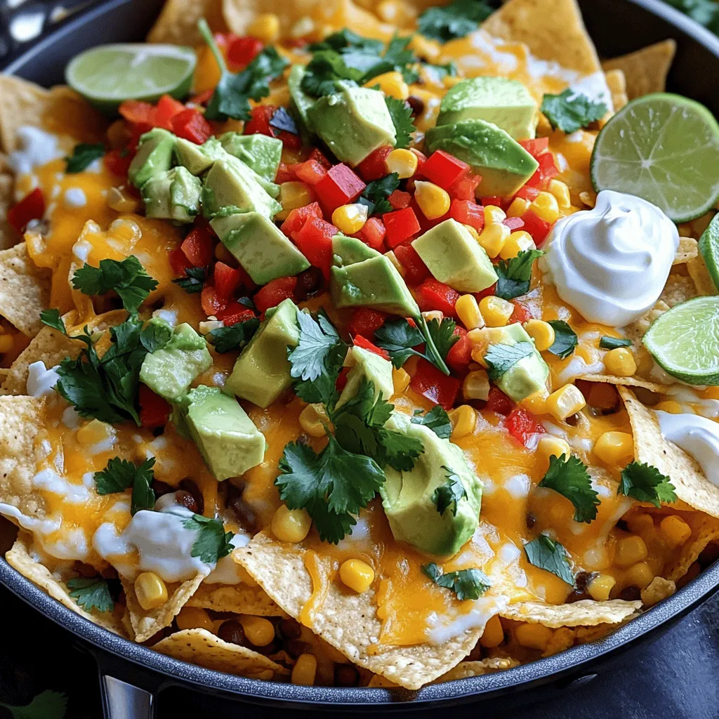 Loaded Veggie Nacho Skillet Flavorful and Fun Dish