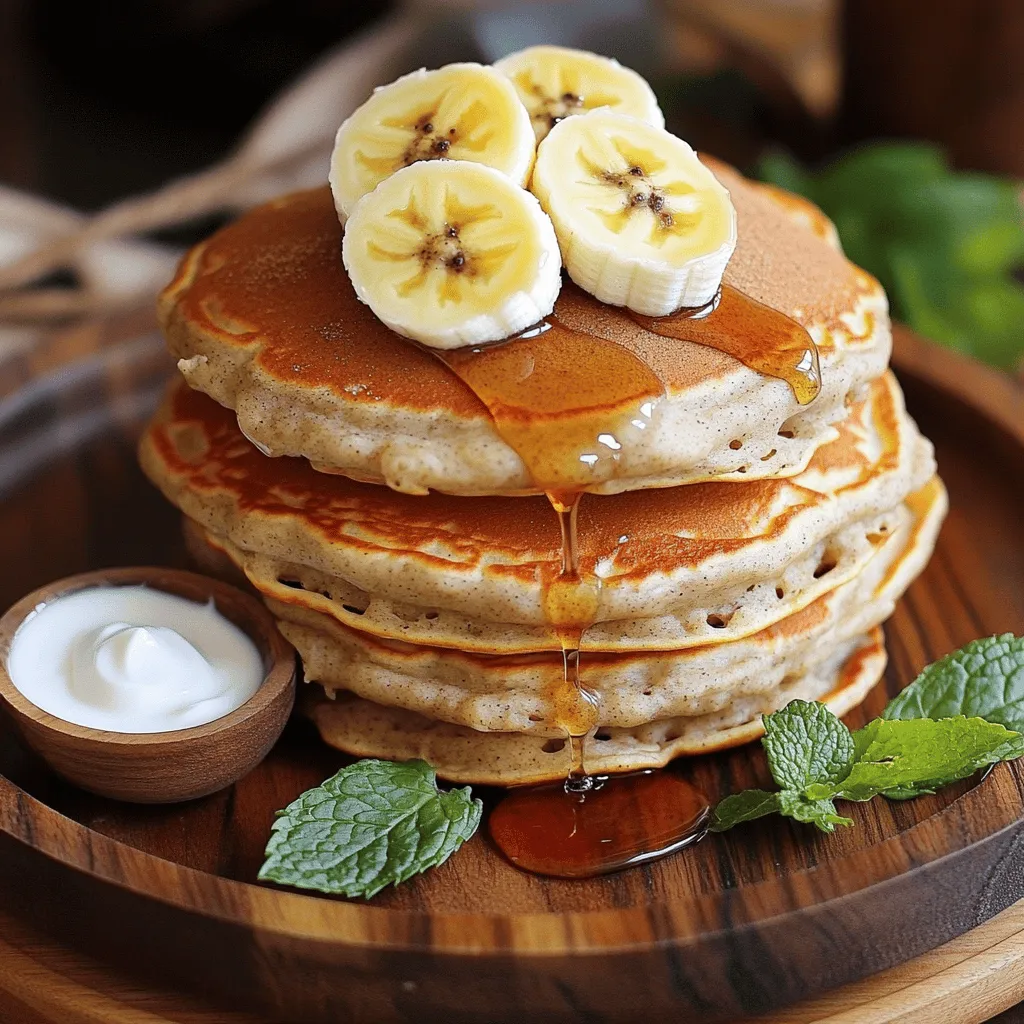 Blender Banana Oat Pancakes Easy and Delicious Recipe