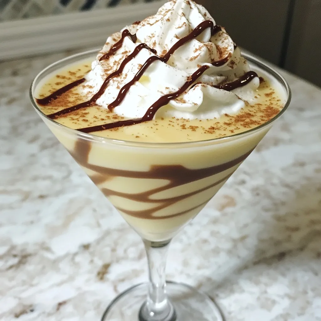 Minute Chocolate Eggnog Martini Easy Holiday Treat
