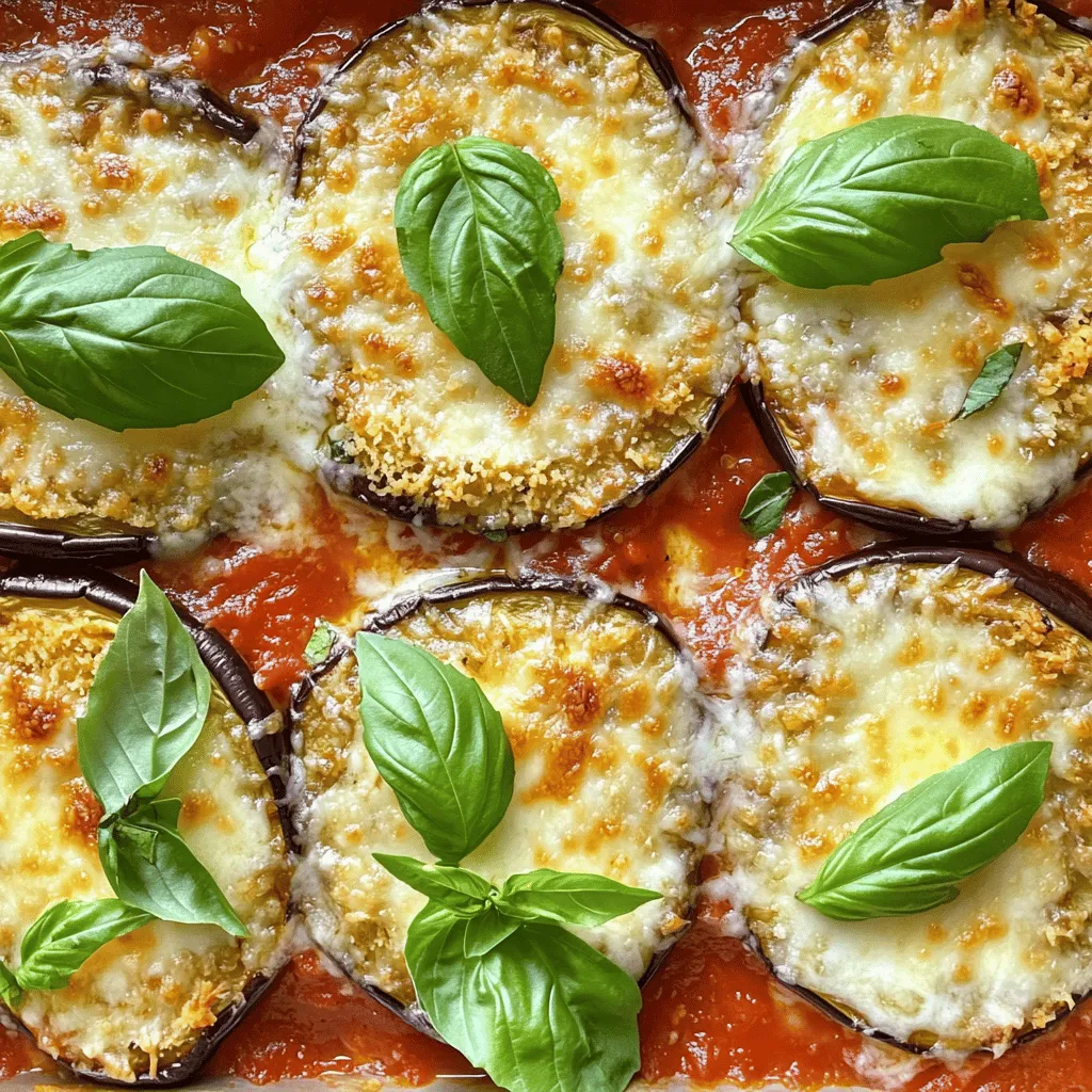 Baked Eggplant Parmesan Delicious and Simple Dish