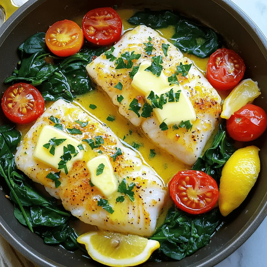Lemon Garlic Butter Cod One-Pan Flavorful Dinner