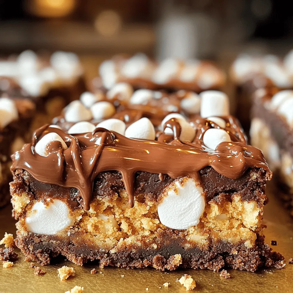 S&#8217;mores Brownie Bars Decadent and Easy to Make