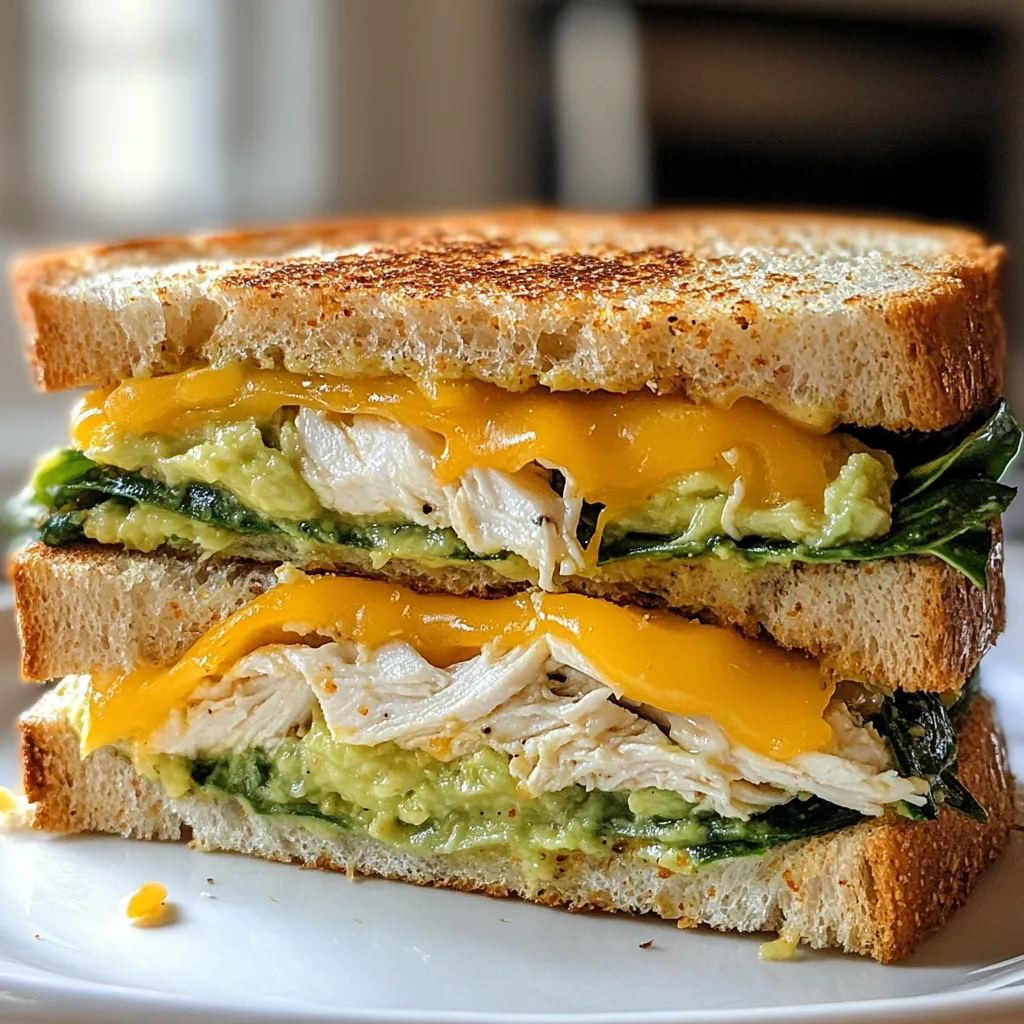 Chicken Avocado Melt Sandwich Tasty and Simple Dish