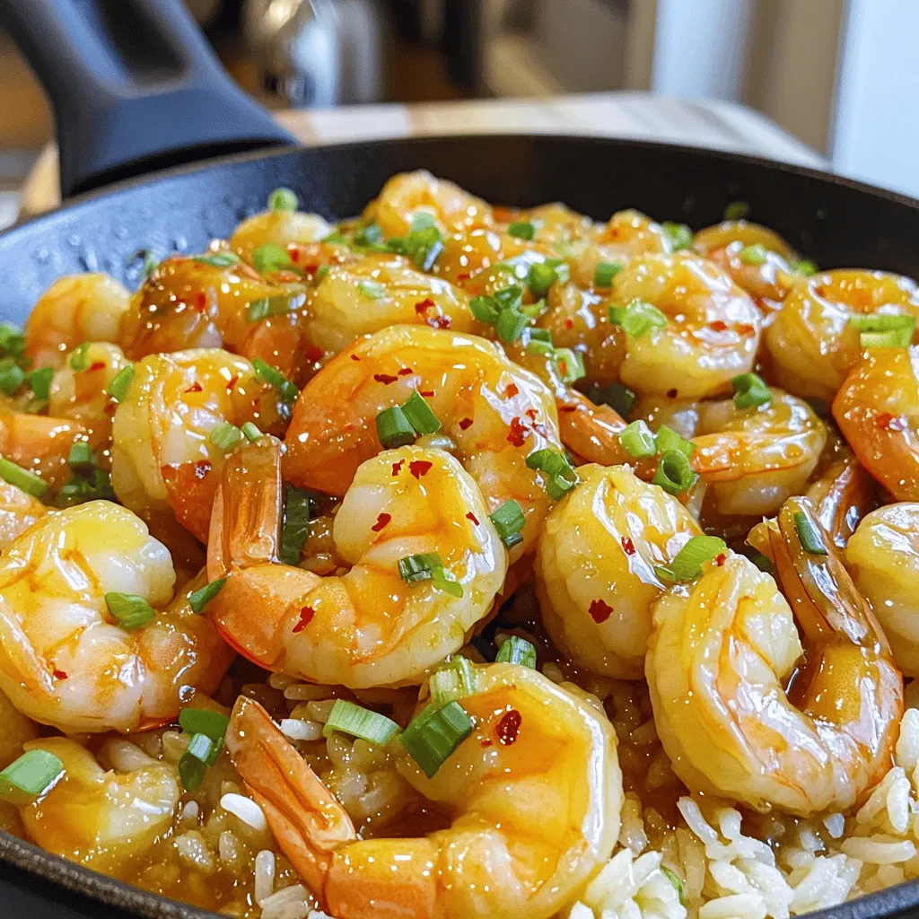 Honey Garlic Shrimp Skillet Quick and Tasty Meal