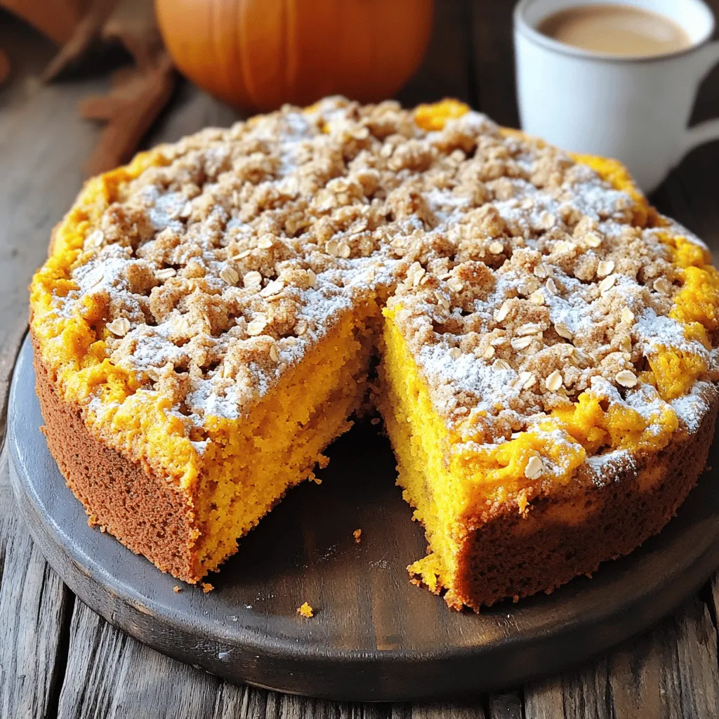 Pumpkin Streusel Coffee Cake Delightful and Simple Recipe