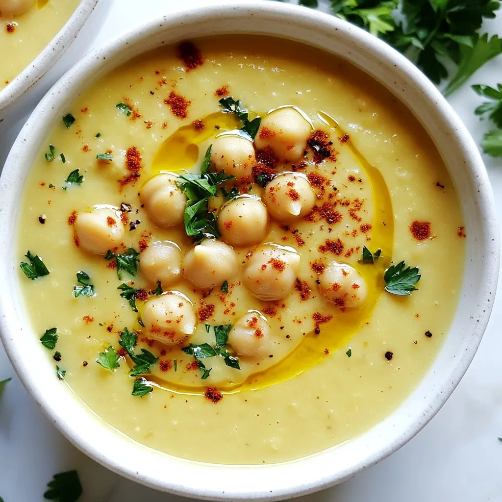 Vegan Garlic Chickpea Soup Nourishing and Simple Recipe