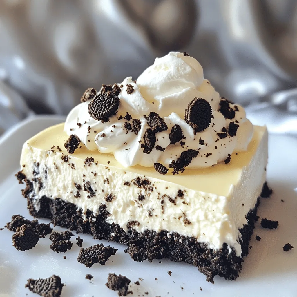 No-Bake Oreo Cheesecake Easy Dessert Treat Idea