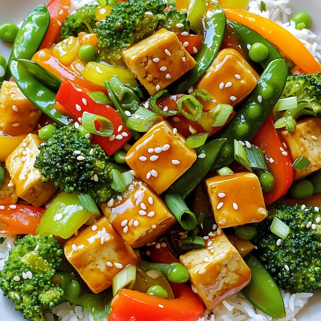 Honey Garlic Tofu Stir Fry Flavorful and Easy Dish