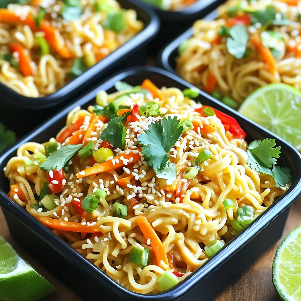 Minute Sesame Peanut Noodle Salad Simple and Quick Meal