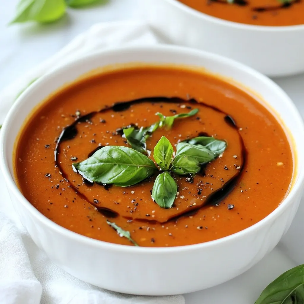 Roasted Garlic Tomato Soup Flavorful and Simple Recipe