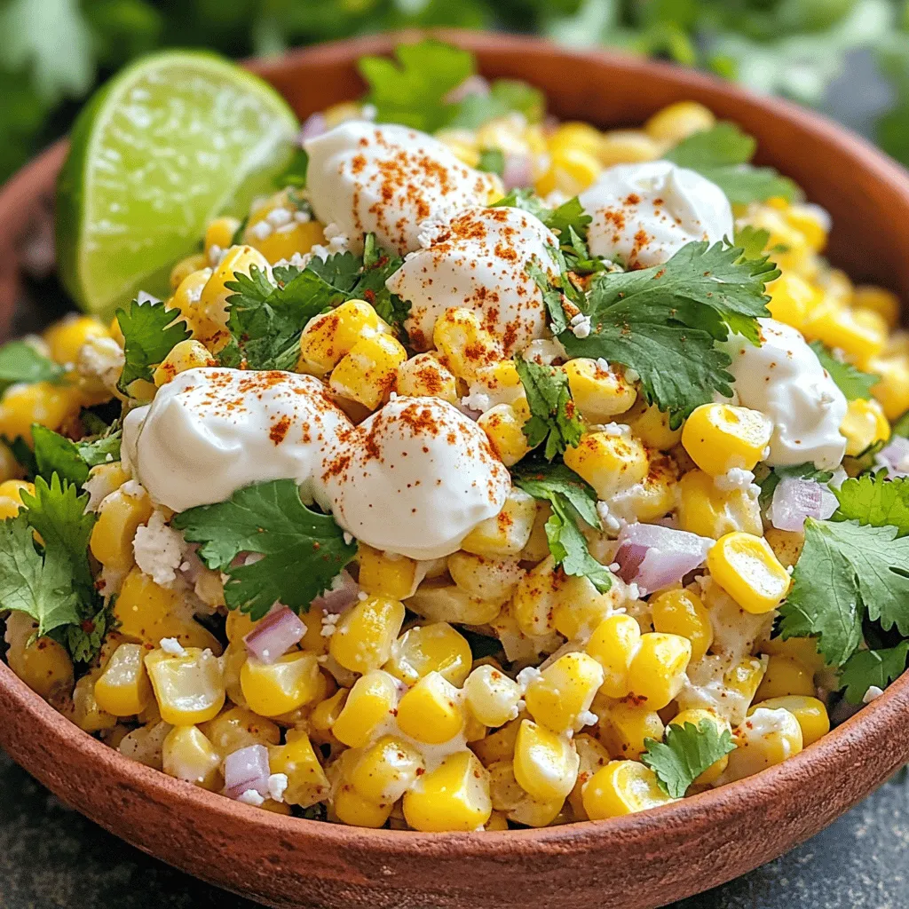 Mexican Street Corn Salad Flavorful and Fresh Delight