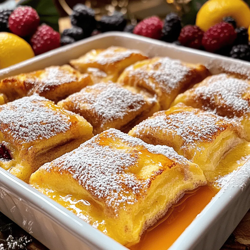 Cinnamon Roll French Toast Casserole Delight Recipe