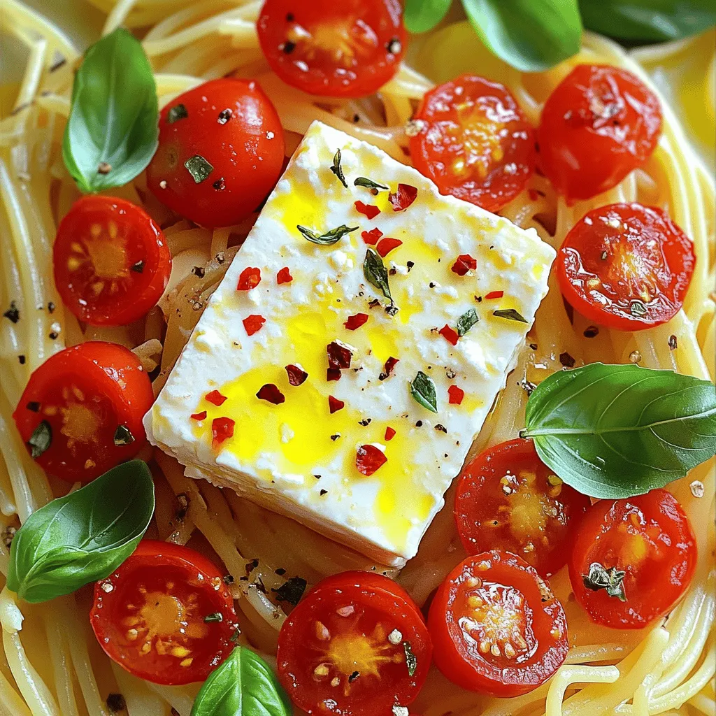 Baked Feta Pasta Simple and Flavorful Dish