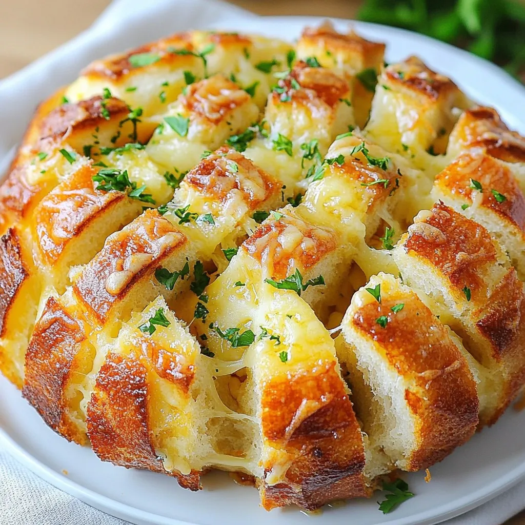 Garlic Parmesan Pull-Apart Bread Tasty and Easy Recipe