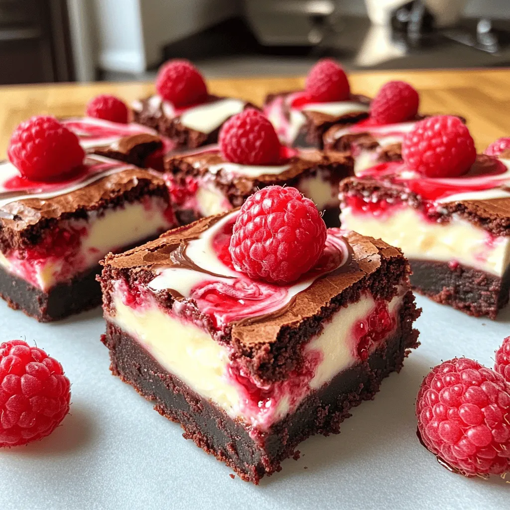 Raspberry Cheesecake Brownies Irresistible and Rich