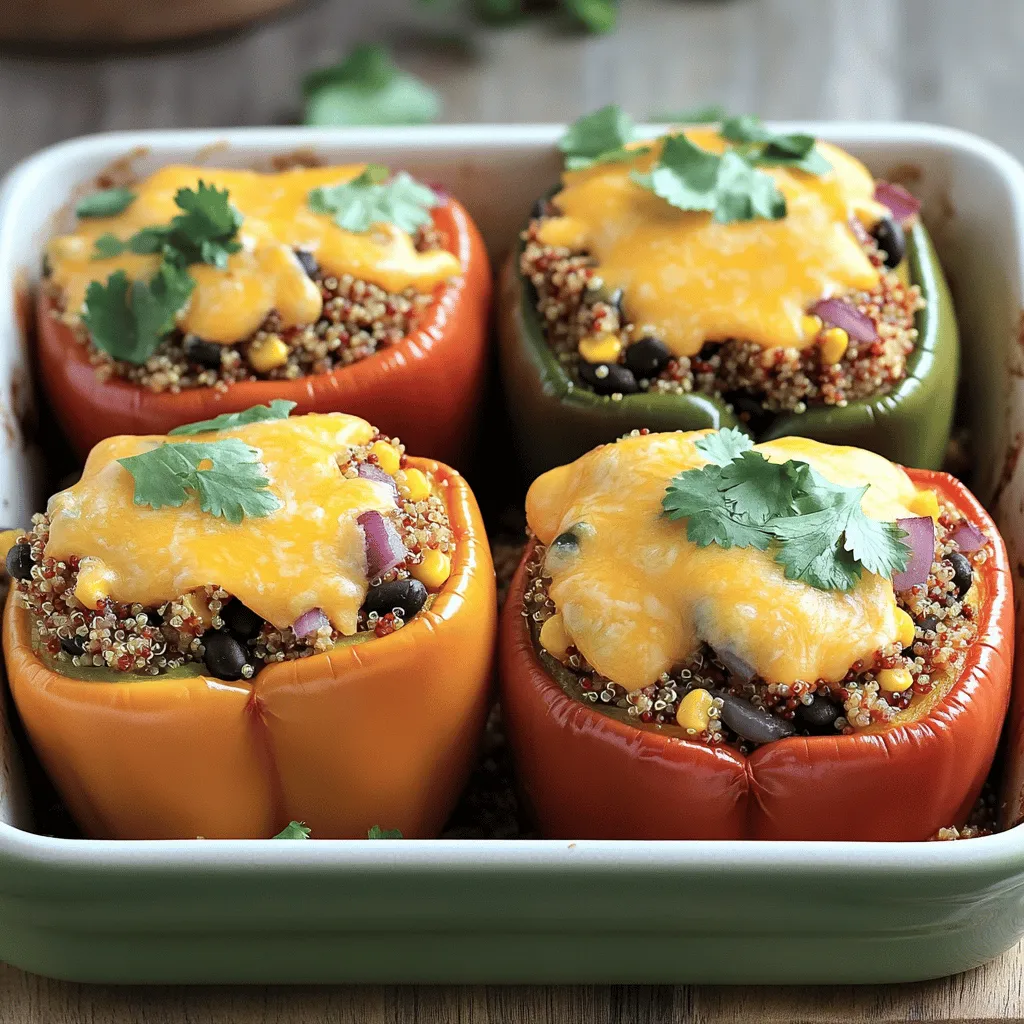 Savory Stuffed Bell Peppers with Quinoa Recipe
