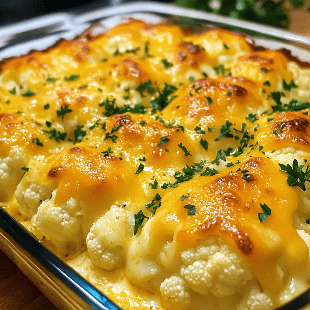Cheesy Cauliflower Bake Rich and Flavorful Delight