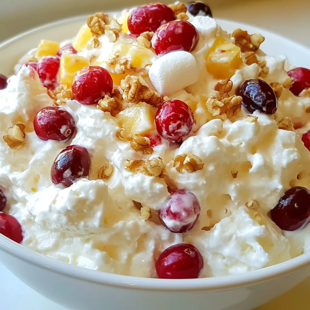 Easy Cranberry Fluff Salad Simple and Tasty Treat