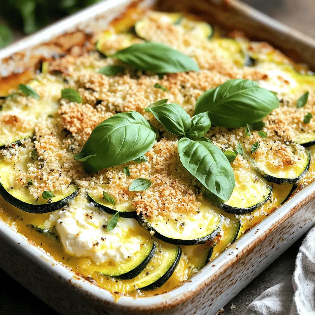 Cheesy Zucchini Bake Bold and Flavorful Dinner Idea
