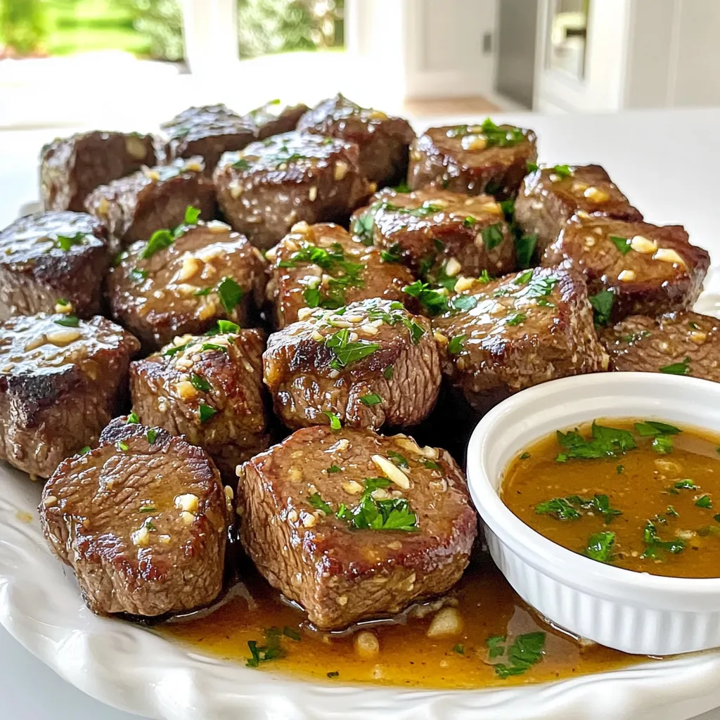 Crockpot Garlic Butter Beef Bites Savory and Simple