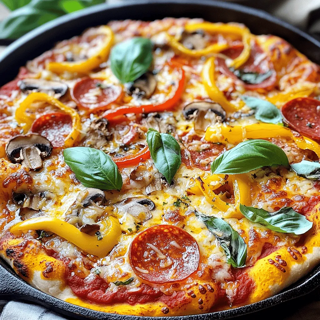 Cast Iron Skillet Pizza Perfect Crust Every Time