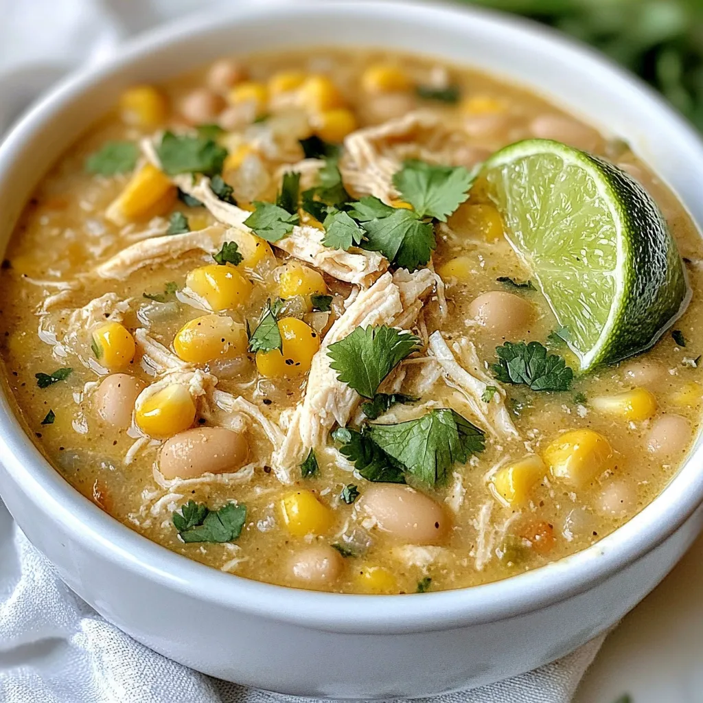 White Chicken Chili Flavorful and Easy to Make