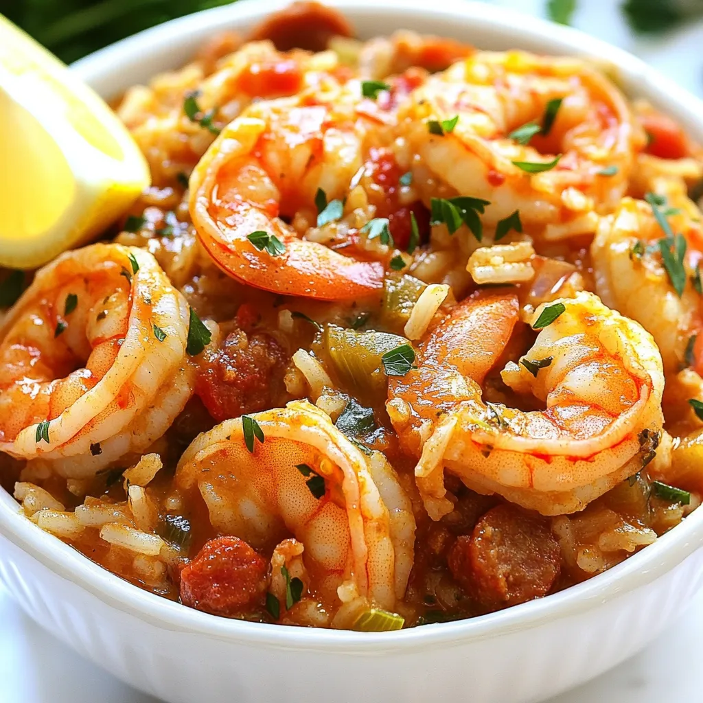 One Pot Shrimp and Sausage Jambalaya Flavor Boost
