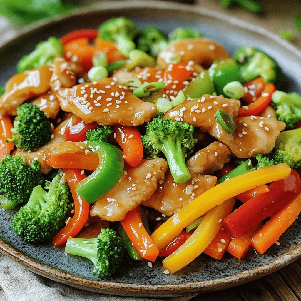 Honey Garlic Chicken Stir-Fry Quick and Tasty Meal