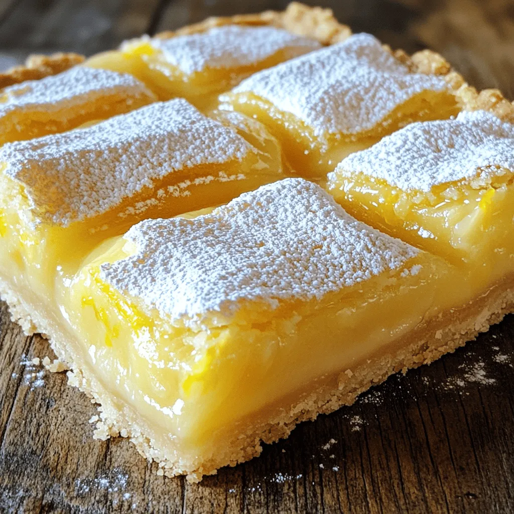 Classic Lemon Bars Irresistible Tangy Delight