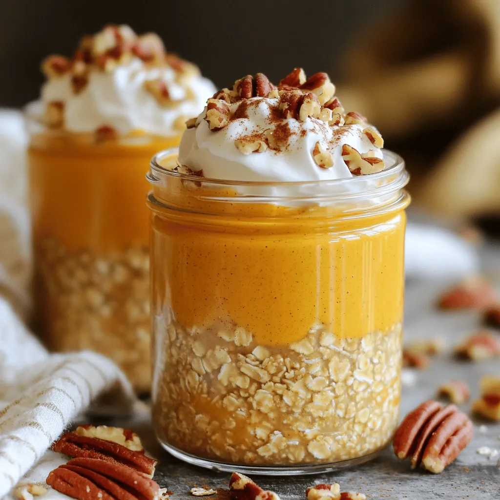 Easy Pumpkin Pie Overnight Oats Creamy and Delicious