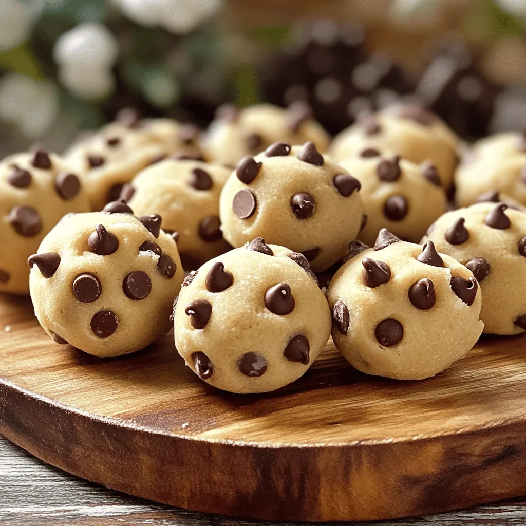 Chocolate Chip Cookie Dough Bites Tasty and Simple Treat