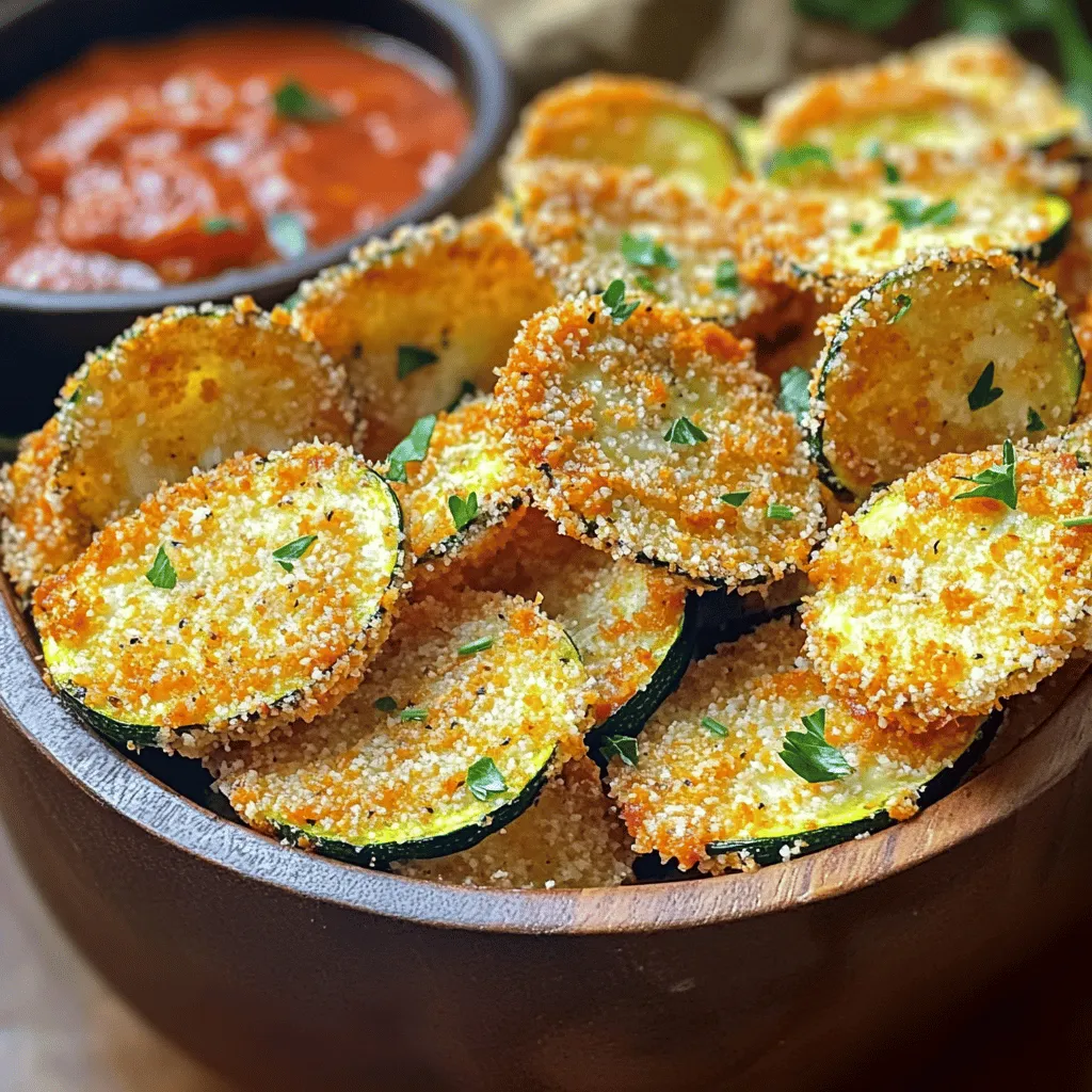 Crispy Parmesan Zucchini Chips Flavorful and Easy Snack