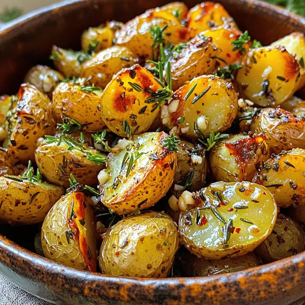 Garlic Herb Roasted Potatoes Savory and Simple Dish